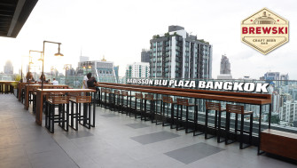 แฮงค์เอาต์หรูสไตล์โมเดิร์น จิบเบียร์บน Rooftop ที่ Brewski @Radisson Blu Plaza Bangkok ฟินเวอร์ ^^