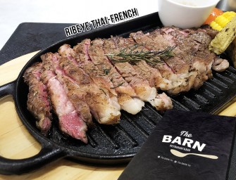 กินเนื้อ Ribeye Thai-French จิบไวน์ชิลๆ ที่ The Barn Restaurant & Bar @Gourment Market สยามพารากอน