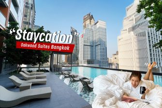 เปลี่ยนที่นอนแพล็บ Staycation @Oakwood Suites Bangkok สบายเหมือนอยู่บ้าน อุปกรณ์ครบ เครื่องซักผ้า เตาไฟฟ้า เครื่องทำกาแฟ อ่างอาบน้ำ โอ๊ยน่าอยู่ซักเดือน…
